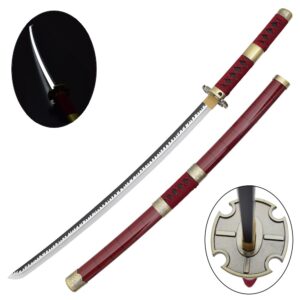 KATANA ORNAMENTALE CON ILLUMINAZIONE LED VERSIONE BAMBOO (ZS513-7GDWD-LS)