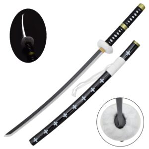 KATANA ORNAMENTALE CON ILLUMINAZIONE LED VERSIONE BAMBOO (ZS521BKGDWD-LS)