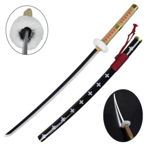 KATANA ORNAMENTALE CON ILLUMINAZIONE LED VERSIONE BAMBOO (ZS521RDGDWD-LS)