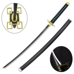 KATANA ORNAMENTALE CON ILLUMINAZIONE LED VERSIONE BAMBOO (ZS655GDWD-LS)