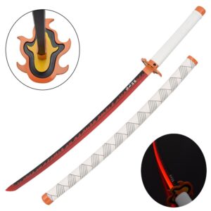 KATANA ORNAMENTALE CON ILLUMINAZIONE LED VERSIONE BAMBOO (ZS656GDWD-LS)