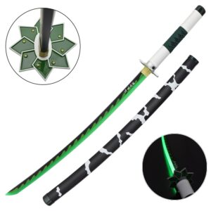 KATANA ORNAMENTALE CON ILLUMINAZIONE LED VERSIONE BAMBOO (ZS657GDWD-LS)