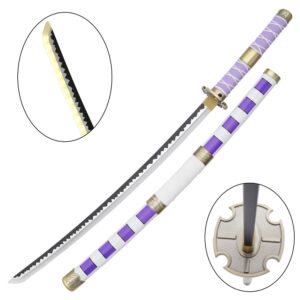 KATANA ORNAMENTALE CON ILLUMINAZIONE LED VERSIONE BAMBOO (ZS664-2GDWD-LS)