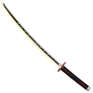 KATANA ORNAMENTALE CON ILLUMINAZIONE LED VERSIONE BAMBOO (ZS666GDWD-LS)