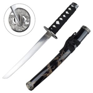 SET ORNAMENTALE KATANA-WAKIZASHI-TANTO NERO (ZS574S NERO)